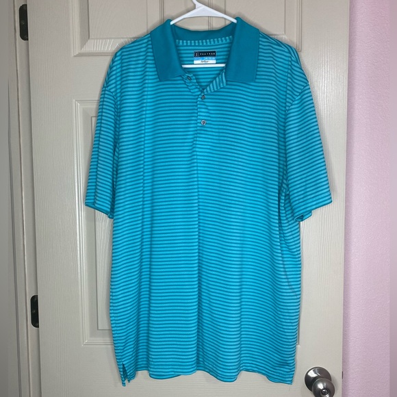 PGA Tour 2X Airflux Bright Golf Polo - Picture 1 of 5